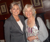 Tania with Angela Rippon at the WCWA Congress
